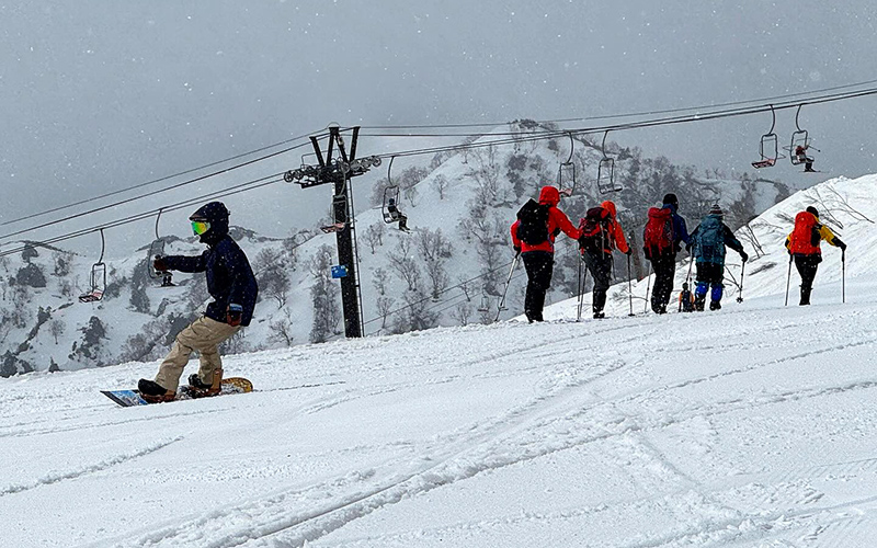 Hakuba ski resort near Hong Kong