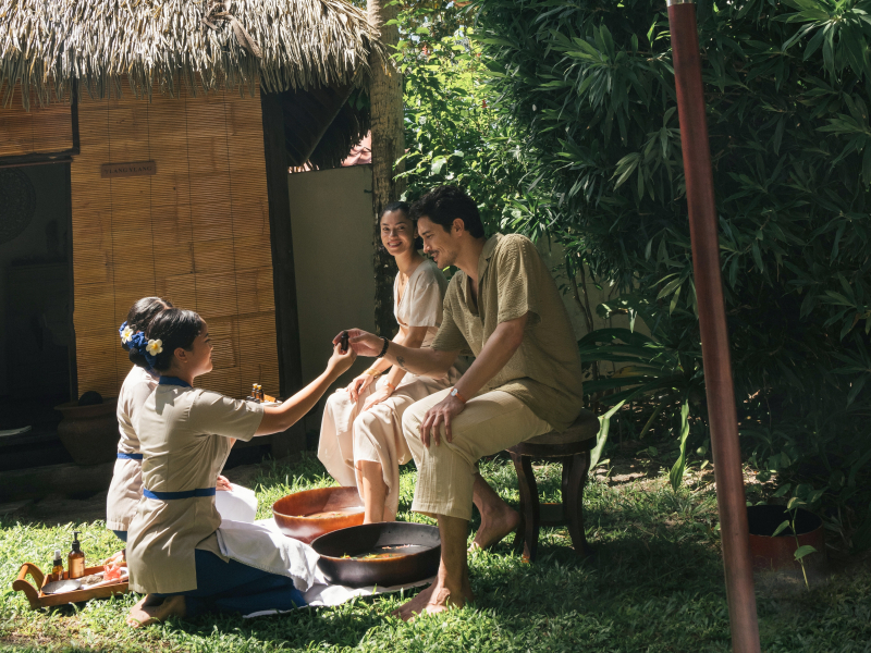 sauna and hammam ritual - club med sustainable travel