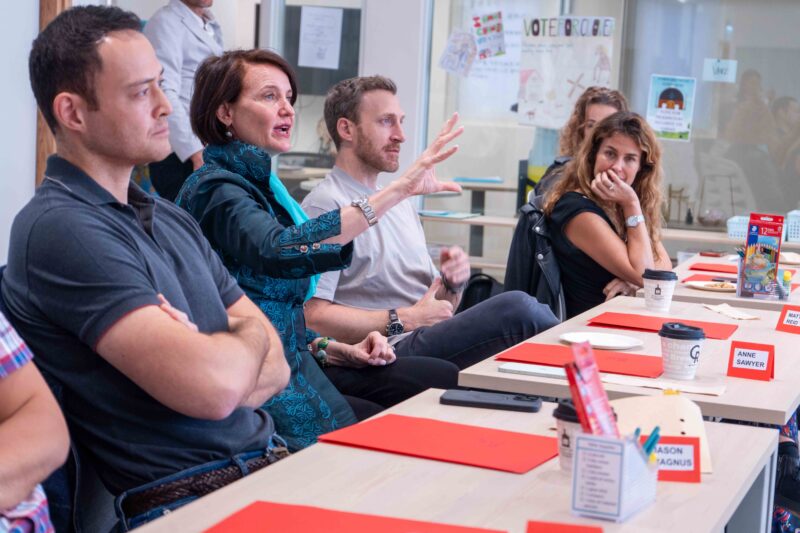 IMS students pitch to investor board for Cosmic Cafe