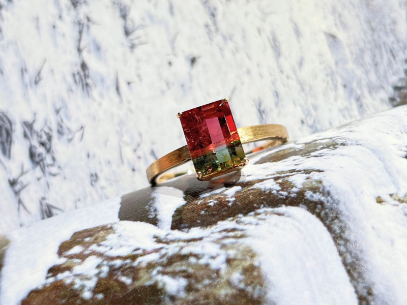 Splitting Colours Jewellery ring