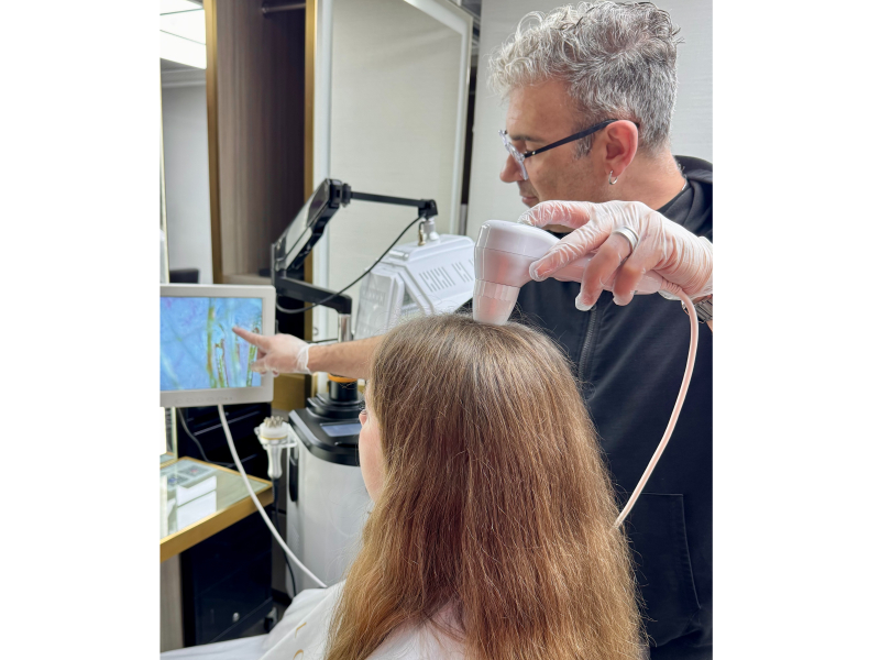 Learn about hair loss causes and non-surgical solutions. Glow Spa & Salon can help hair thinning with light