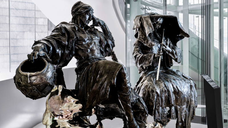 Ren Zhe Jin Yong’s Wuxia Sculpture Exhibition