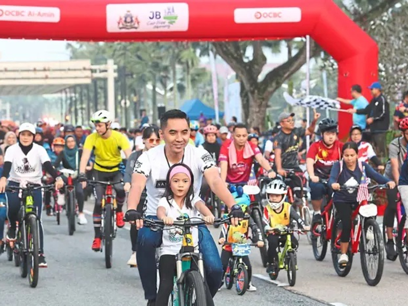 Cycling in the city - outdoor activities near johor bahru