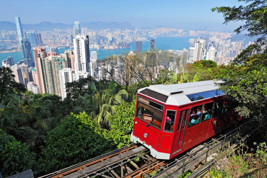 Hong Kong sightseeing at The Peak