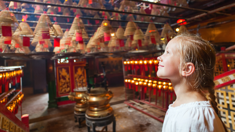 Man Mo temple - things to do in Hong Kong with kids, family activities in hong kong, museum in HK