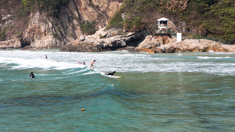 Top Hong Kong beaches - Big Wave Bay Beach