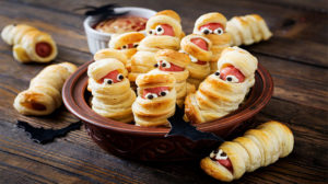 Halloween Sausage rolls