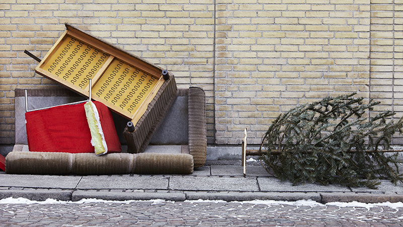 New Year's Eve traditions - tossing out furniture in Johannesburg