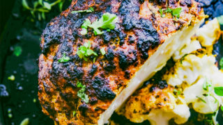 Vegetarian recipe: Whole Roasted Cauliflower