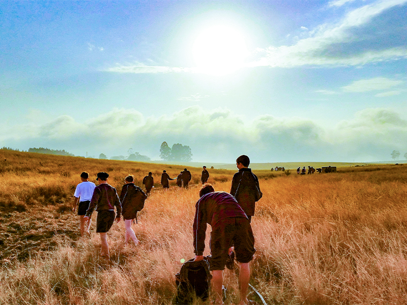 boys exploring South Africa for article on Hilton College, one of the best boarding schools in South Africa