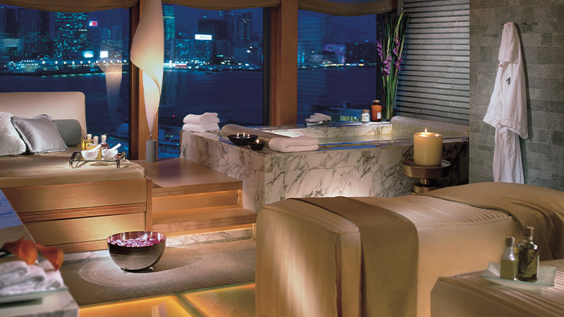 Spa at Four Seasons Hong Kong - facial and body treatment