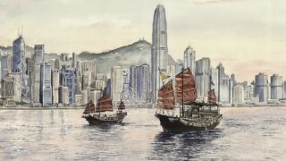 artwork of hong kong artist and hong kong art giveaway