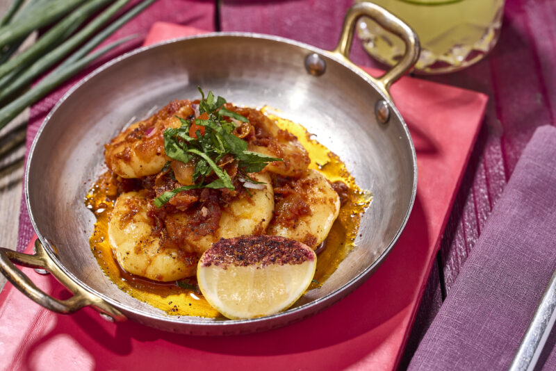 Bedu Middle Eastern Restaurant in Hong Kong introduces new dishes for summer including pan fried King Prawns