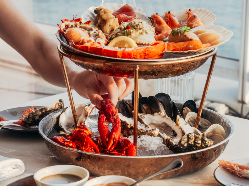 Harbourside Grill seafood platter