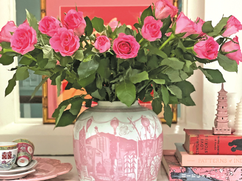 Ginger Jar Lamp Co.’s new Blossom Pink